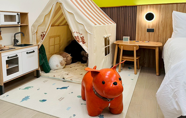 池上穗眠民宿一樓大廳影像